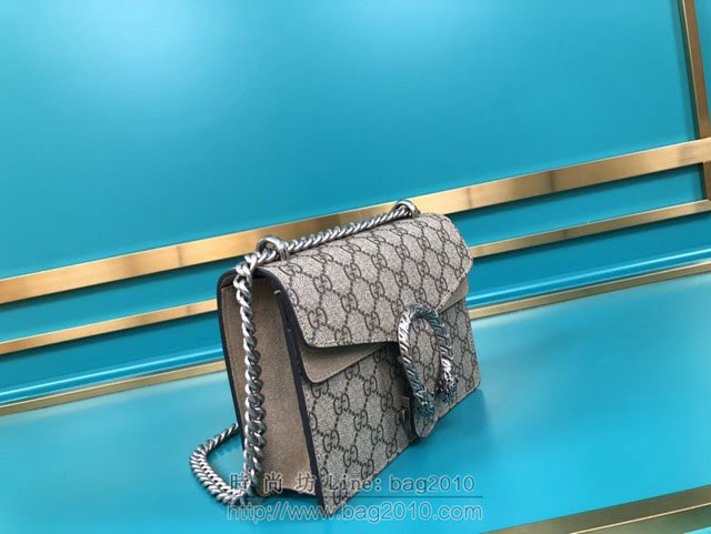 Gucci古馳包包 G家新款女包 款號:421970 古奇鏈條單肩斜挎包 Gucci小號酒神包  gdj1348